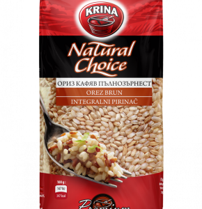 Ориз Пълнозърнест (кафяв) Natural Choice Крина 0,500кг