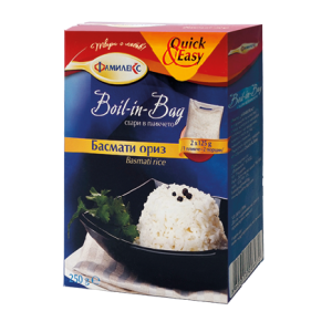 Ориз басмати Boil in bag Фамилекс 0.250кг.