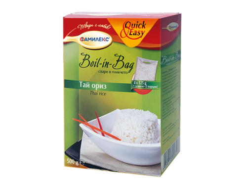 Ориз ТАЙ Boil In Bag 0,500кг