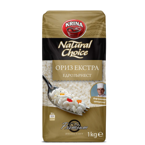 Ориз Екстра Едрозърнест Natural Choice Крина 1 кг.