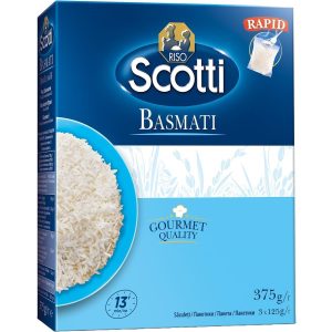 Scotti басмати ориз, 3 бр. х 125 г, 0,375кг.