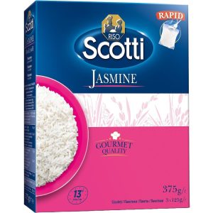 Scotti жасминов ориз, 3 бр. х 125 г, 0,375кг.